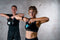 Avento Kettlebell - 16 kg - Kunststof met cementvulling - Zwart