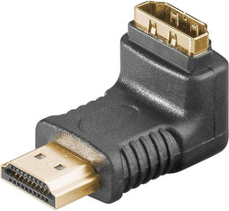 Wentronic A 339 GA - Haakse HDMI-koppelstuk - 4K Ultra HD - Zwart