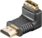 Wentronic A 339 GA - Haakse HDMI-koppelstuk - 4K Ultra HD - Zwart