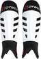 Brabo F1.1 - Washable Scheenbeschermers - Anatomisch voorgevormd - Zwart - Wit