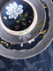 Laura Ashley Heritage Collectables Placemats 2-Tone Midnight - Blauw