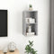 vidaXL - Tv-wandmeubel - 37x37x72 - cm - bewerkt - hout - betongrijs
