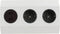Heitronic 500070 Stekkerdoos Wit, Zilver 1 stuk(s)