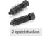BaByliss Shape & Smooth AS82E - Föhnborstel - 2 borstels 38mm en 20mm - Zwart