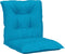 vidaXL - Tuinstoelkussens - 2 - st - lage - rug - 100x50x7 - cm - stof - blauw