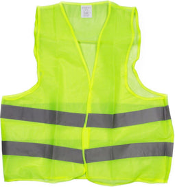 Benson Verstelbaar veiligheidsvest - reflectoren voor- en achterkant - CE goedgekeurd - geel