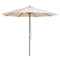 Coast Terrasparasol - 300x300x262cm - Geventileerd - Beige