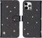 iMoshion Hoesje Geschikt voor iPhone 12 / 12 Pro Hoesje Met Pasjeshouder - iMoshion Design Softcase Bookcase - Goud / Zwart / Stars Gold