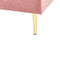 CHALEIX - Tweepersoonsbed - Roze - 180 x 200 cm - Fluweel