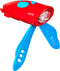 Mini Hornit Fietslicht met Geluidseffecten - Blauw/Rood