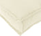vidaXL - Ligbedkussens - voor - Bank - 2 - stuks - Crème - 200x40x8 - cm - Oxford - Stof