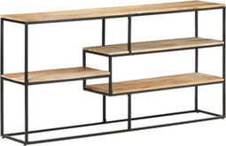 vidaXL - Dressoir - 150x30x75 - cm - ruw - mangohout