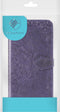 iMoshion Hoesje Geschikt voor Xiaomi Redmi Note 9T (5G) Hoesje Met Pasjeshouder - iMoshion Mandala Bookcase - Paars