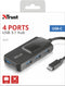 Trust Oila - USB 3.0 Hub - 4 Poorts USB Type C naar Type A - Zwart