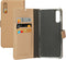 Mobiparts Galaxy A70 (2019) - Wallet Case - Saffiano motief - Bruin