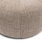 Riviera Maison Falcone Stool Bright Taupe - Polyester, Rubberhout - Bright Taupe - 72.0x72.0x44.0 cm