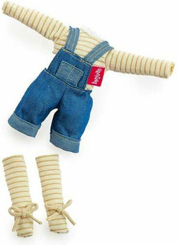 Berjuan Poppenjurk Meisjes 10 Cm Textiel Blauw