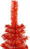 vidaXL - Kerstboom - smal - 150 - cm - rood
