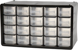 Raaco Opbergsysteem - 20 Lades - 18,4x30,5x14,9 cm - Zwart Grijs
