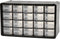 Raaco Opbergsysteem - 20 Lades - 18,4x30,5x14,9 cm - Zwart Grijs