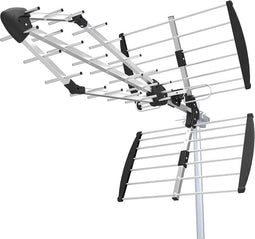 Nedis Buitenantenne - UHF - Ontvangstbereik: ≥50 km - LTE700 - Versterking: 13.5 dB - 75 Ohm - Antenne lengte: 1085 mm - ABS / Aluminium