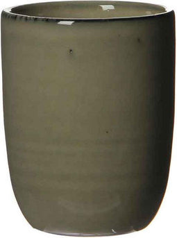 Mica Decorations tabo beker creme maat in cm: 10 x 7,5 - WIT