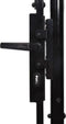 vidaXL - Poort - 1,75x4 - m - staal - zwart