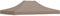 vidaXL - Partytentdak 270 g/m² - 410 x 280 cm - taupe