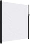 vidaXL - Windscherm - uittrekbaar - 220x600 - cm - wit