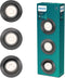 Philips Donegal - Inbouwspot - 3-lichts - Grijs - Rond (3 stuks)