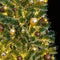 vidaXL - Kunstkerstboom - met - 300 - LED's - kerstballen - en - sneeuw - 210 - cm