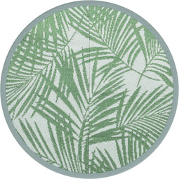 vidaXL - Buitenkleed - ARAKIL - Ø120 - cm - polypropeen - groen