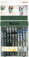 Bosch 2609256746 - Decoupeerzaagbladen set - Geschikt voor hout en metaal (8 stuks)