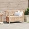 vidaXL - Tuinopslagbank - 119x76x44 - cm - Massief - Grenenhout