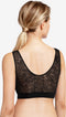 Chantelle - Soft Stretch - Beugelloze voorgevormde top met kanten rug - Noir - XS/S