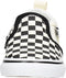 VANS TD Asher V - Lage sneakers - Klittenbandsluiting - (CHECKERS) BLACK/NATURAL - Maat 22