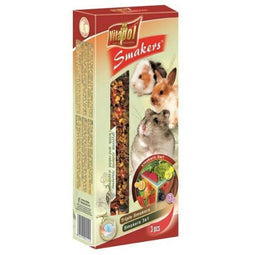 Vitapol Mixkolven (walnoot-fruit-fruit-popcorn) voor knaagdieren - 3 st. - 135 gram