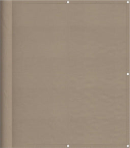 vidaXL - Balkonscherm - 120x800 - cm - 100% - oxford - polyester - taupe