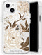 Selencia Hoesje Geschikt voor iPhone 13 Mini Hoesje - Selencia Zarya Fashion Extra Beschermende Backcover - goud