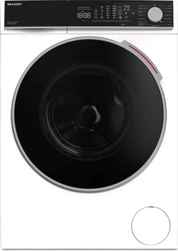 Sharp ESNFL814CBDABX - wasmachine - 8kg - 1400 toeren - energie label A-20%
