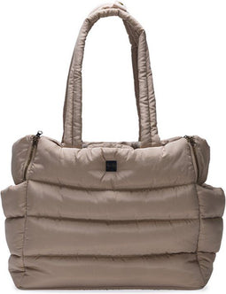 Designed by Lotte Tico - Draagtas Hond - Pluche uitneembare binnenvoering - Beige - 42x20x35 cm