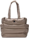 Designed by Lotte Tico - Draagtas Hond - Pluche uitneembare binnenvoering - Beige - 42x20x35 cm