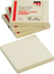 Quantore memoblok 75 x 75 mm geel (100 vel)