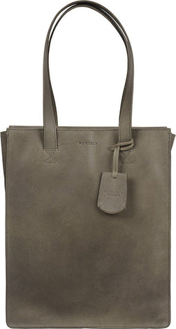 Burkely Michelle - Shopper Laptoptas 13,3 inch - Gepigmenteerd leer - Grijs