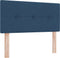 vidaXL - Hoofdbord - met - Knopen - Blauw - 100 - cm - Stof