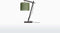 GOOD&MOJO Tafellamp Andes - Bamboe Zwart/Groen - 30x18x46cm - Scandinavisch,Bohemian