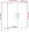 vidaXL - Dressoir - 69,5x34x90 - cm - bewerkt - hout - oud - houtkleurig