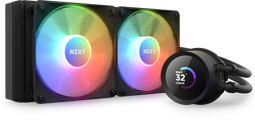 NZXT Kraken 240 - AIO Vloeistofkoeler 240mm - LCD-scherm RGB-ventilatoren - Zwart