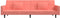 vidaXL - Slaapbank - 2-zits - met - 2 - kussens - fluweel - roze