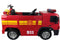 Brandweer Truck - Elektrische Kinderauto - 1 Persoons Kinderauto - Afstand Bestuurbaar - Muziek Module - 12v - Rubberen banden